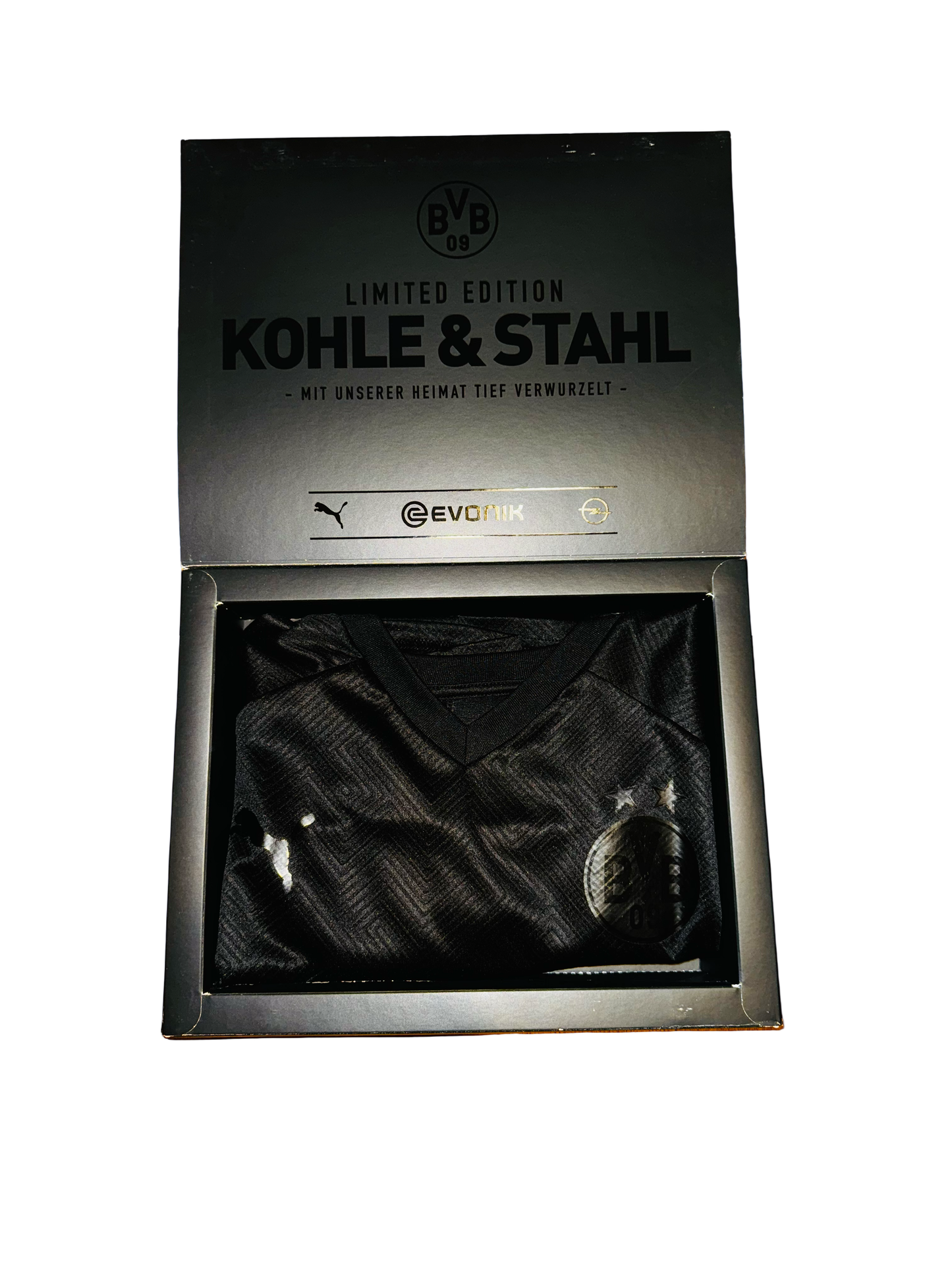 BVB Dortmund 2019/20 Blackout "Kohle und Stahl" - w/ Box - L