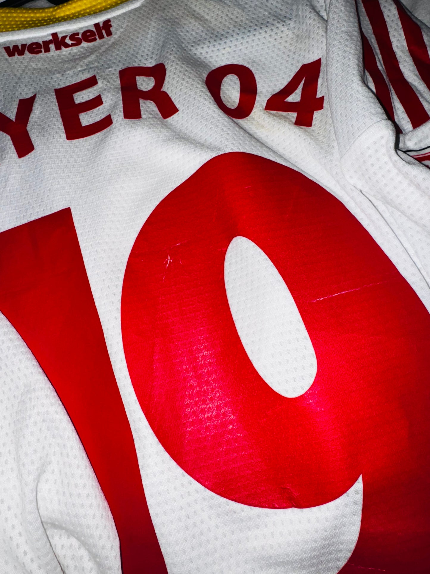 Match issue Bayer Leverkusen 09/10 Away - Derdiyok 19 - XL