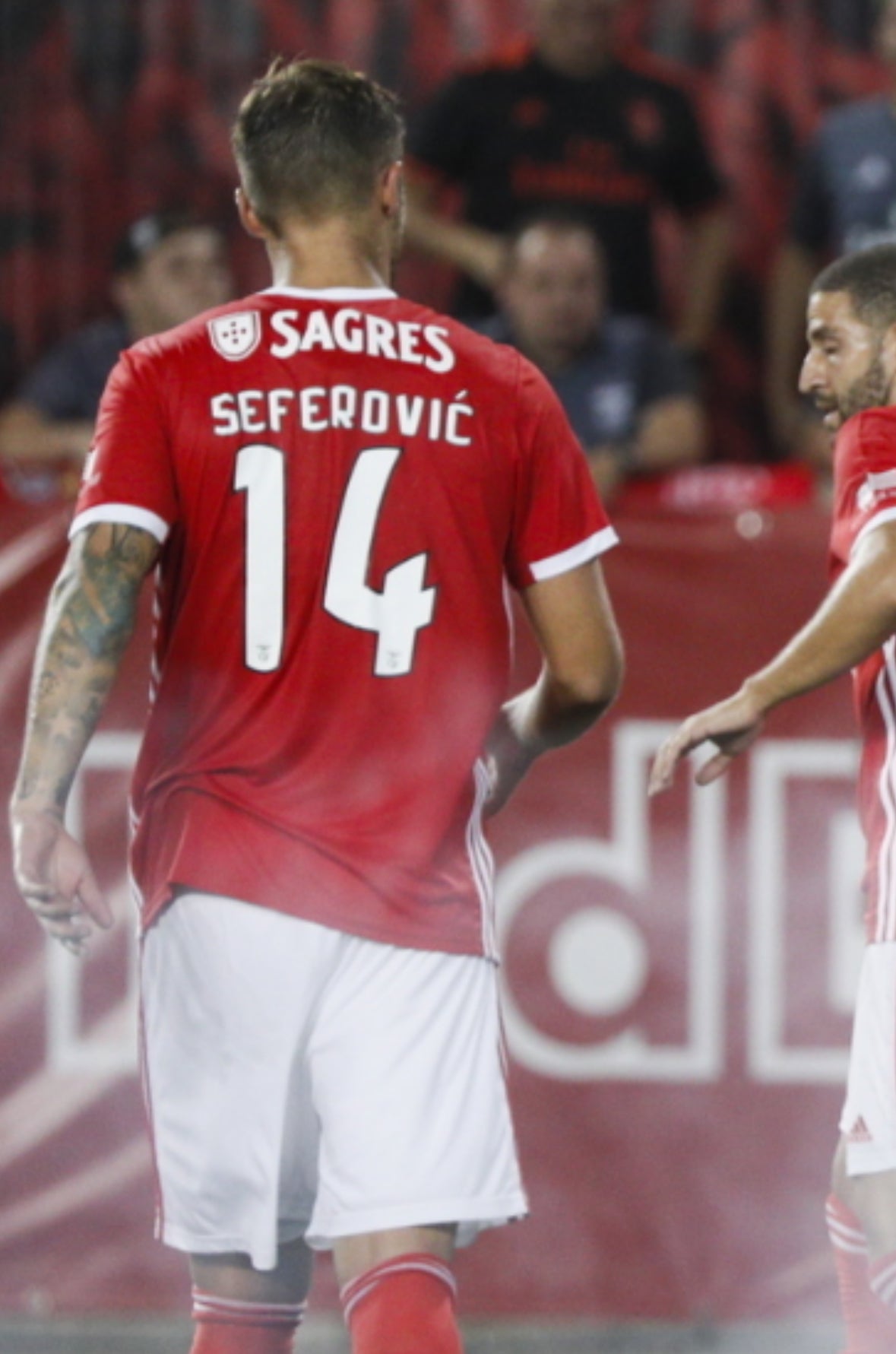Benfica 2019/20 Home - Matchworn - Seferović 14 - L