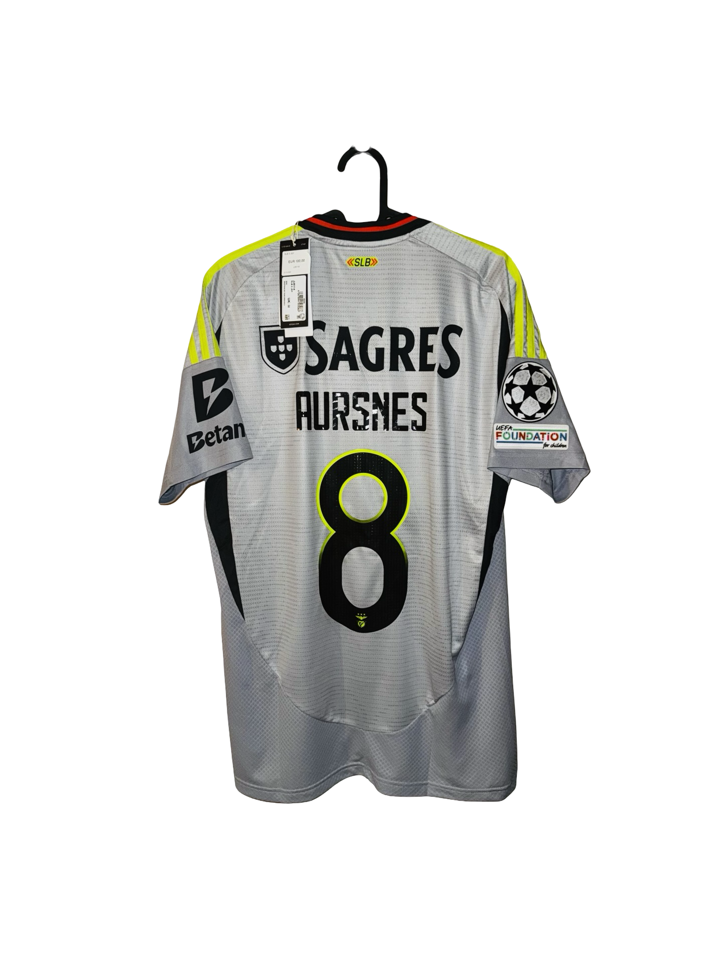 Benfica 2024/25 Third - BNWT - Aursnes 8 - M