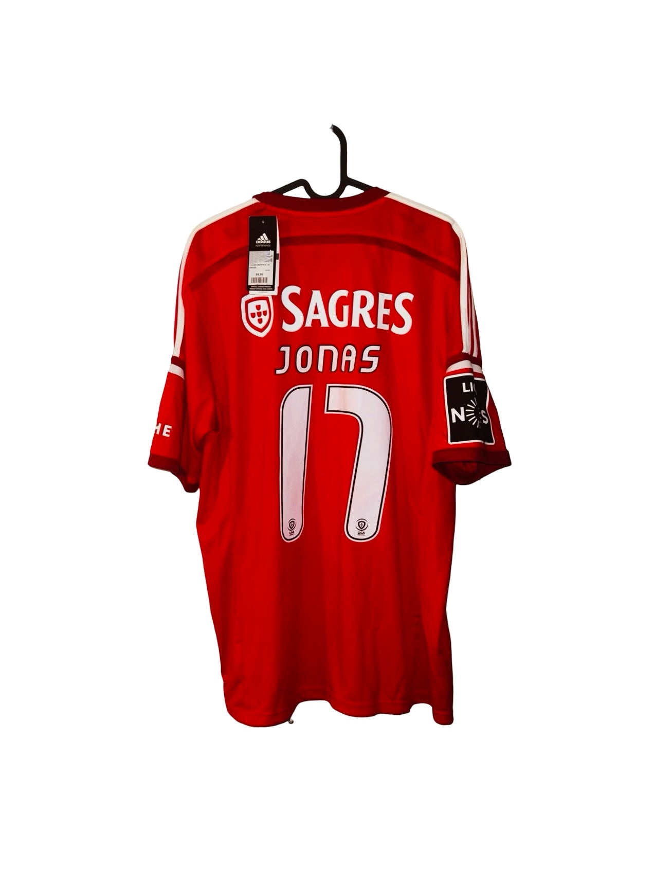 Benfica 2014/15 Home - BNWT - Jonas 17 - L