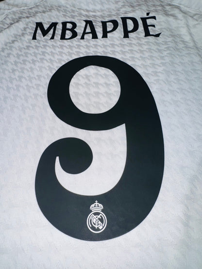 Real Madrid 2024/25 Home - Player Version - Mbappé 9 - M