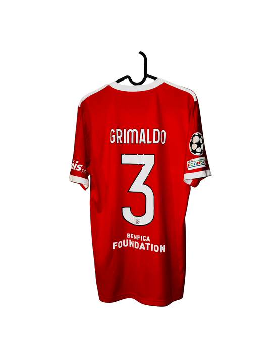 Benfica 2022/23 Home - Matchworn - Grimaldo 3 - S